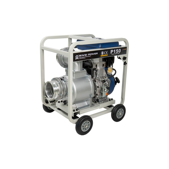 P100 diesel water pump clean wate5