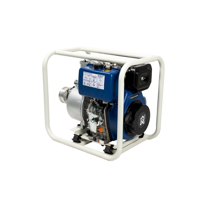 P100 diesel water pump clean water recoil start